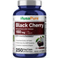 NusaPure Black Cherry Extract 20:1 - Suitable for Vegetarian/Vegan, Non - GMO - 150mg 250 Capsules