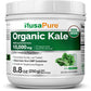 NusaPure Organic Kale Powder Extract 10:1 - Suitable for Vegetarian/Vegan, Non- GMO - 1,000 mg - 250 Capsules