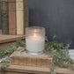 Clear Dotted Bubble Glass 3D Flame LED Candle | 2 Sizes