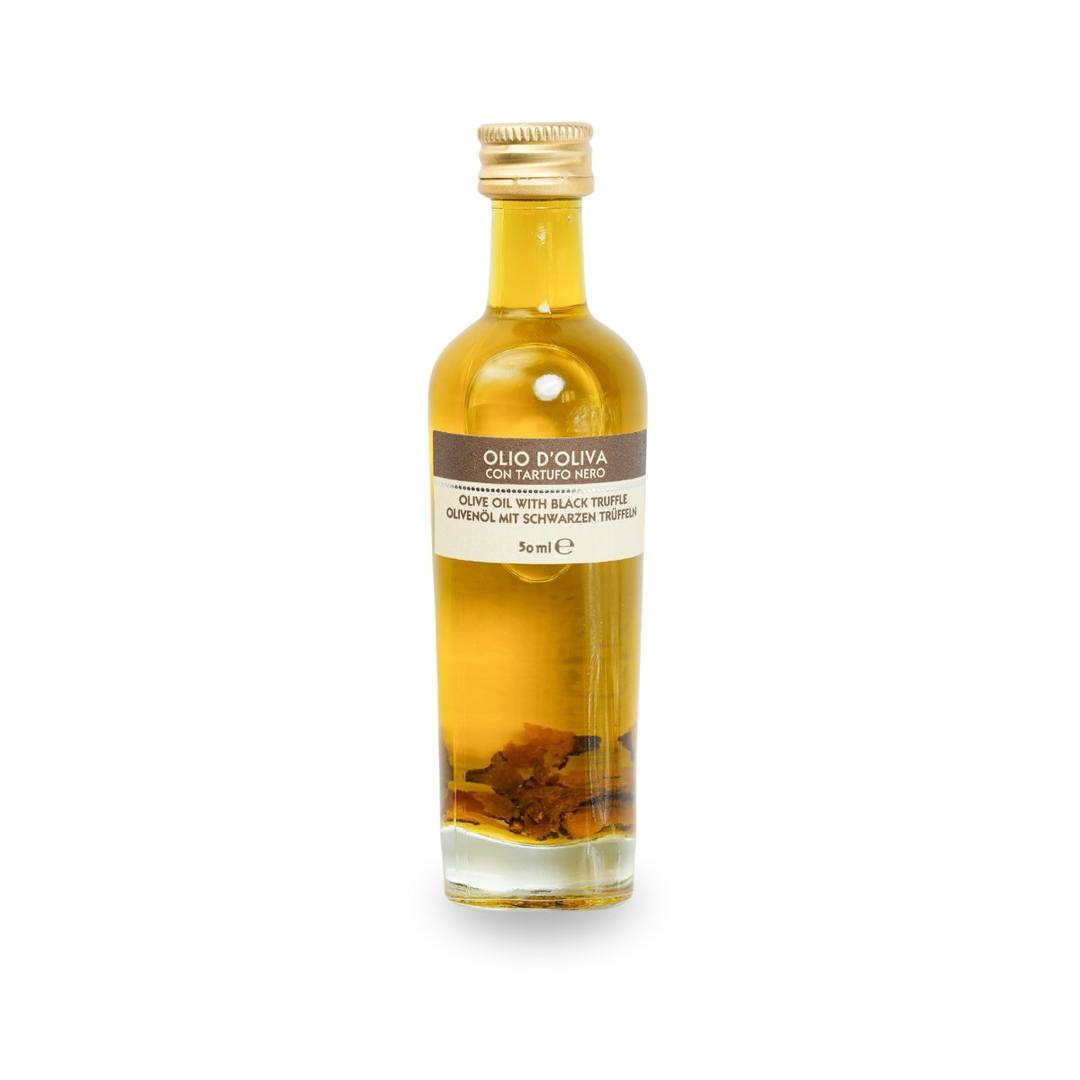 Olive Oil with Black Truffle Chunks
