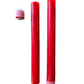 Red 3D Flameless Taper Candles (Set of 2)