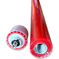 Red 3D Flameless Taper Candles (Set of 2)
