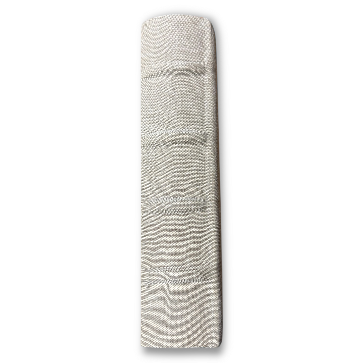 Beige Linen Hideaway Storage Book Box