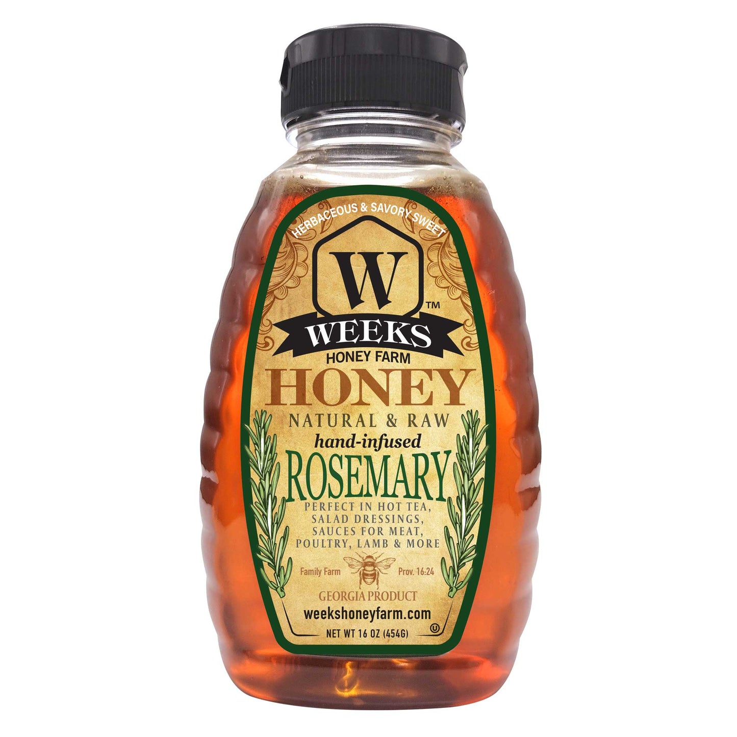 Infused Honey Trio Bundle – Ceylon Cinnamon, Rosemary & Salted Honey | Weeks Honey Farm