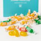 Andy Anand Sugar-Free Italian Ginger Candy, 55 pc, 7 oz – Orange, Mango & Lemon Flavors, Made in Italy, Keto & Diabetic-Friendly Gift Box