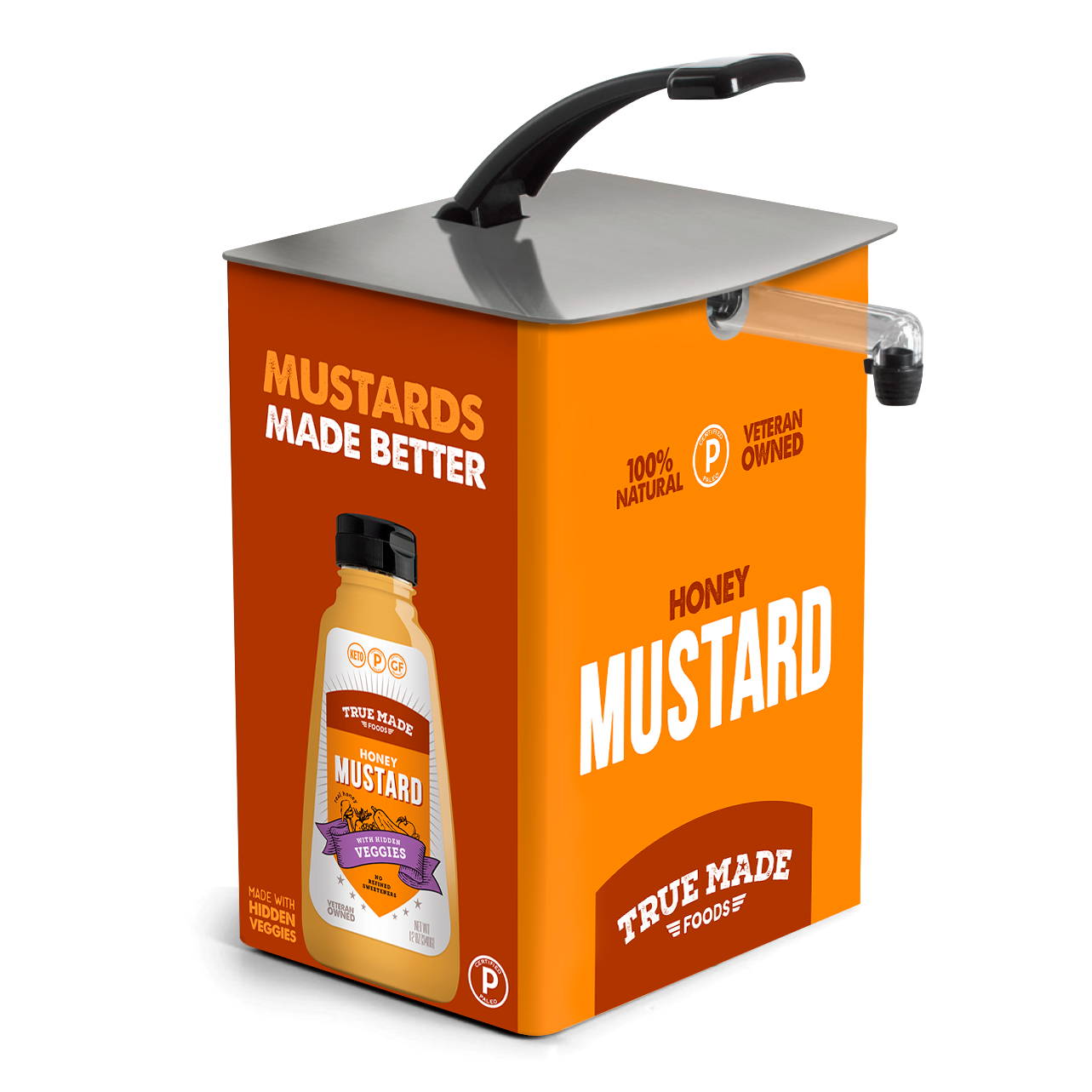 Honey Mustard All-Natural Bulk 3-Gallon VolPak (Bag-in-Box)