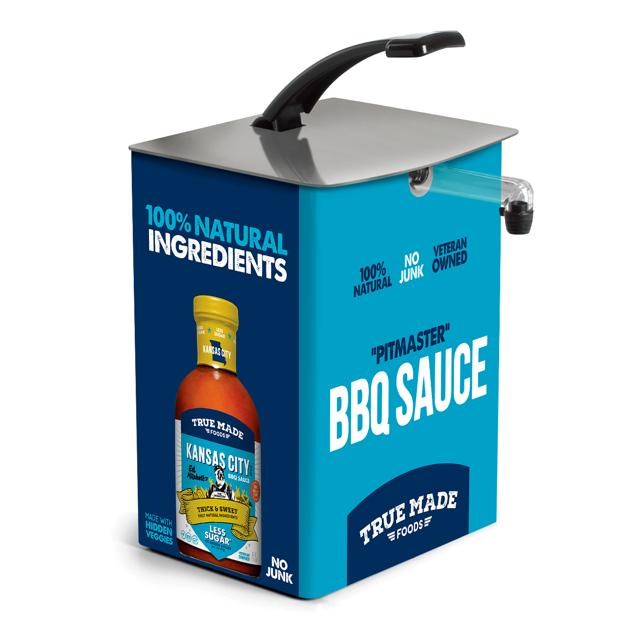 Pitmaster Original Low Sugar BBQ Sauce Bulk 3-Gallon Vol-Pak (Bag-in-Box)