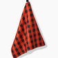 Burnt Ember Geometry Tea Towel
