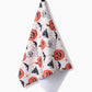 Halloween Is Here Geometry Tea Towel