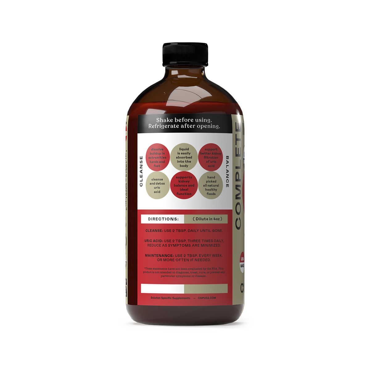 Uric Acid Complete - 16oz Glass Bottle