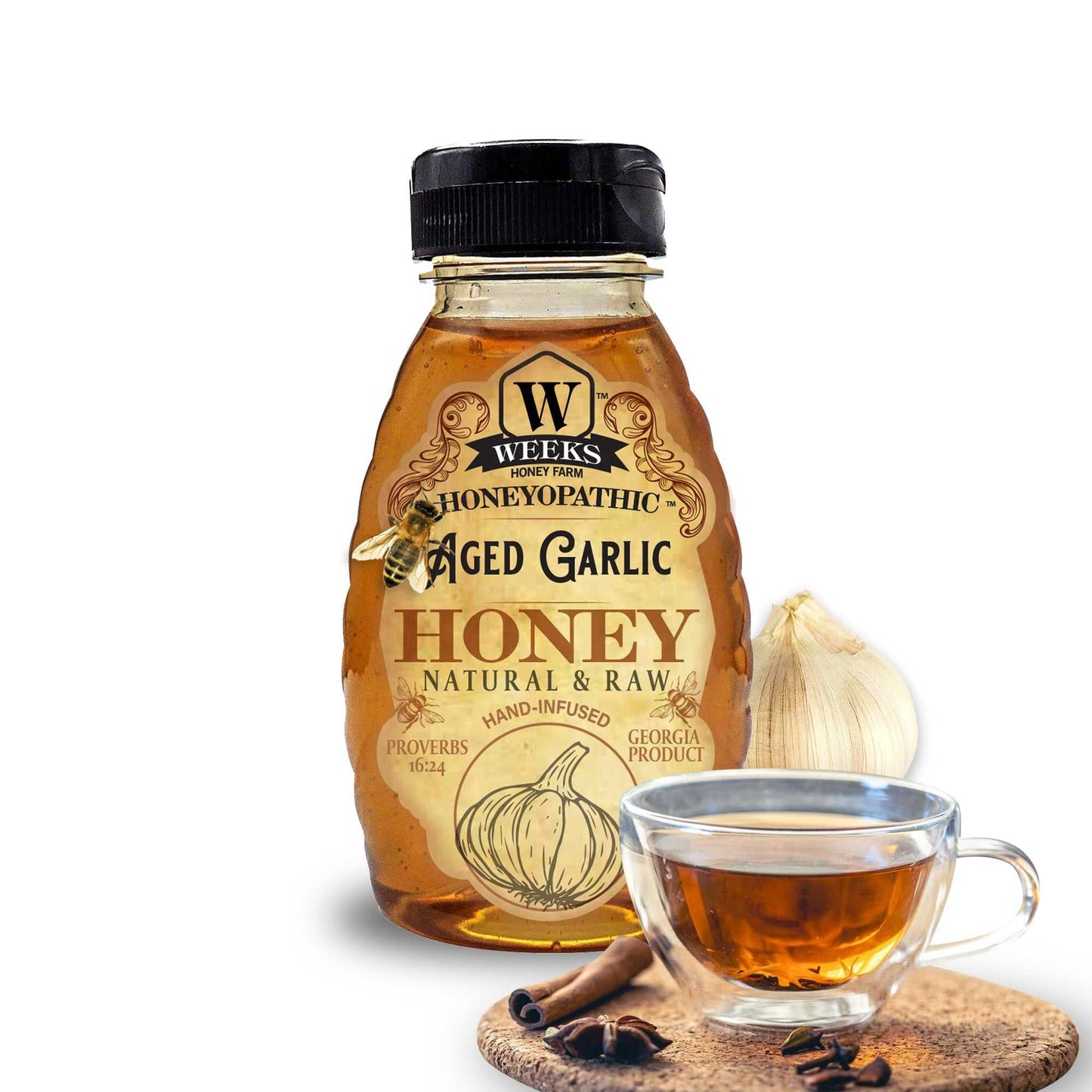 Honeyopathic™ Wellness Honey Bundle – 5 Flavors (5 x 8 oz) | Weeks Honey Farm