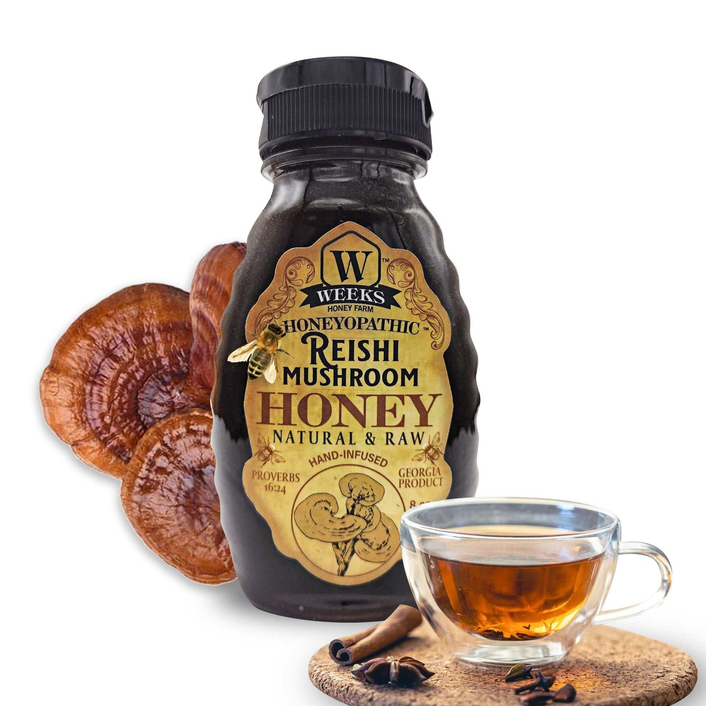 Honeyopathic™ Wellness Honey Bundle – 5 Flavors (5 x 8 oz) | Weeks Honey Farm