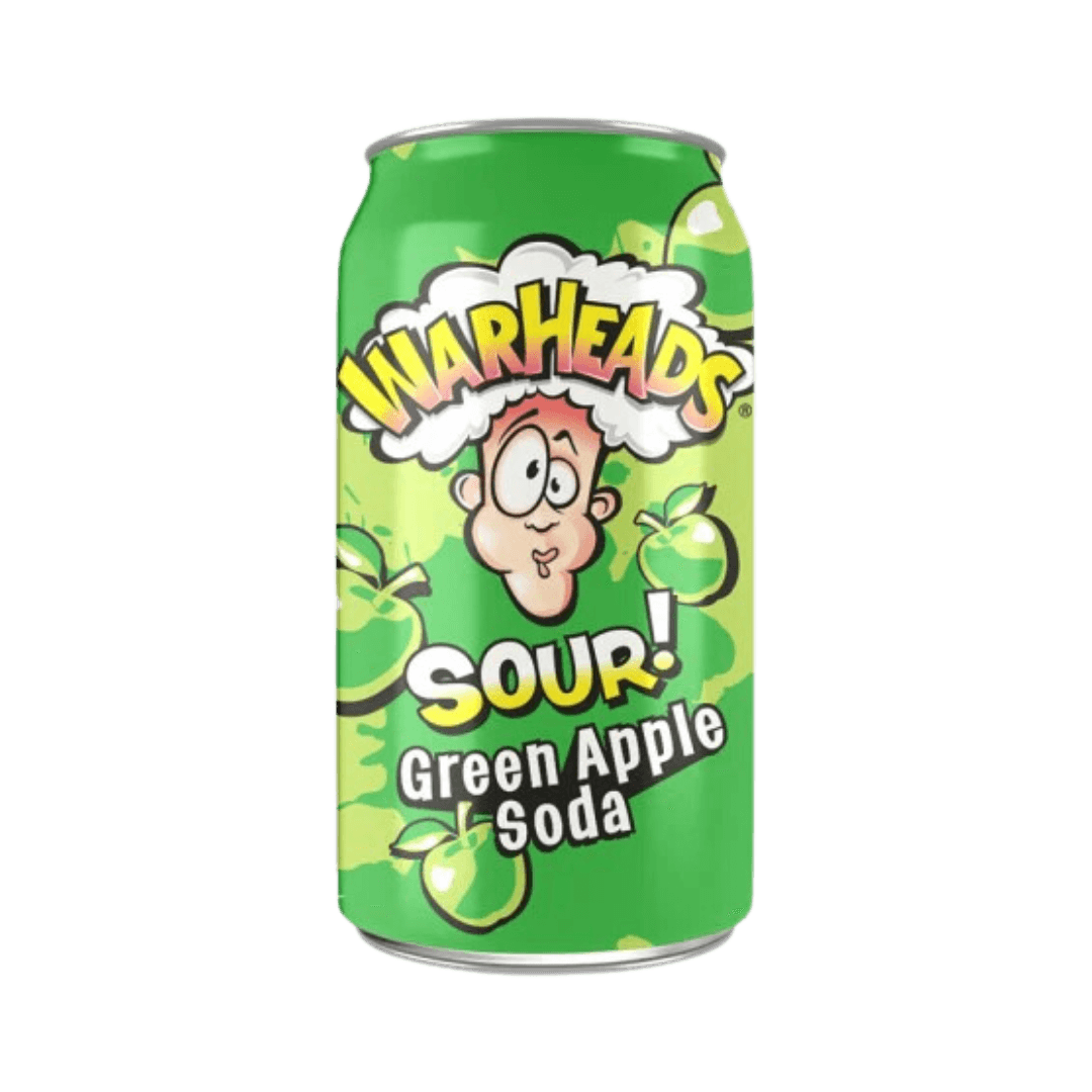 Warheads Sour Green Apple Soda