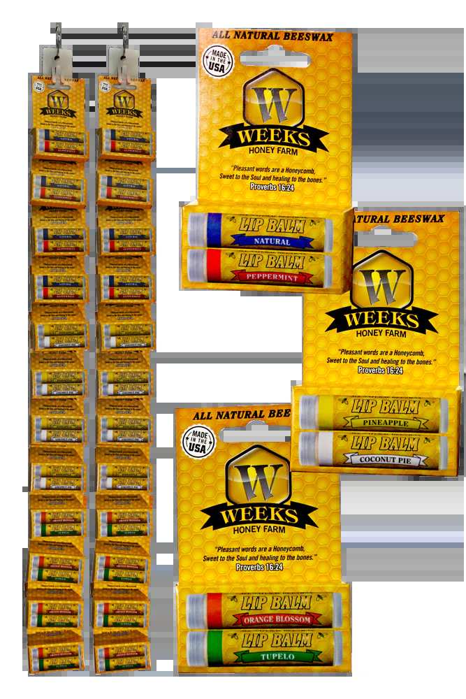 Natural Beeswax Lip Balms – Hydrating, All-Natural Moisturizer for Dry Lips