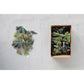 Flocked Mini Green Bottle Brush Trees (Set of 24)