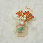 Handmade Wool Felt & Cotton Mushroom Ornaments