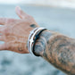 Graphite & Grace Infinity Cross Silicone Bracelet Set