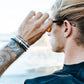 Graphite & Grace Infinity Cross Silicone Bracelet Set