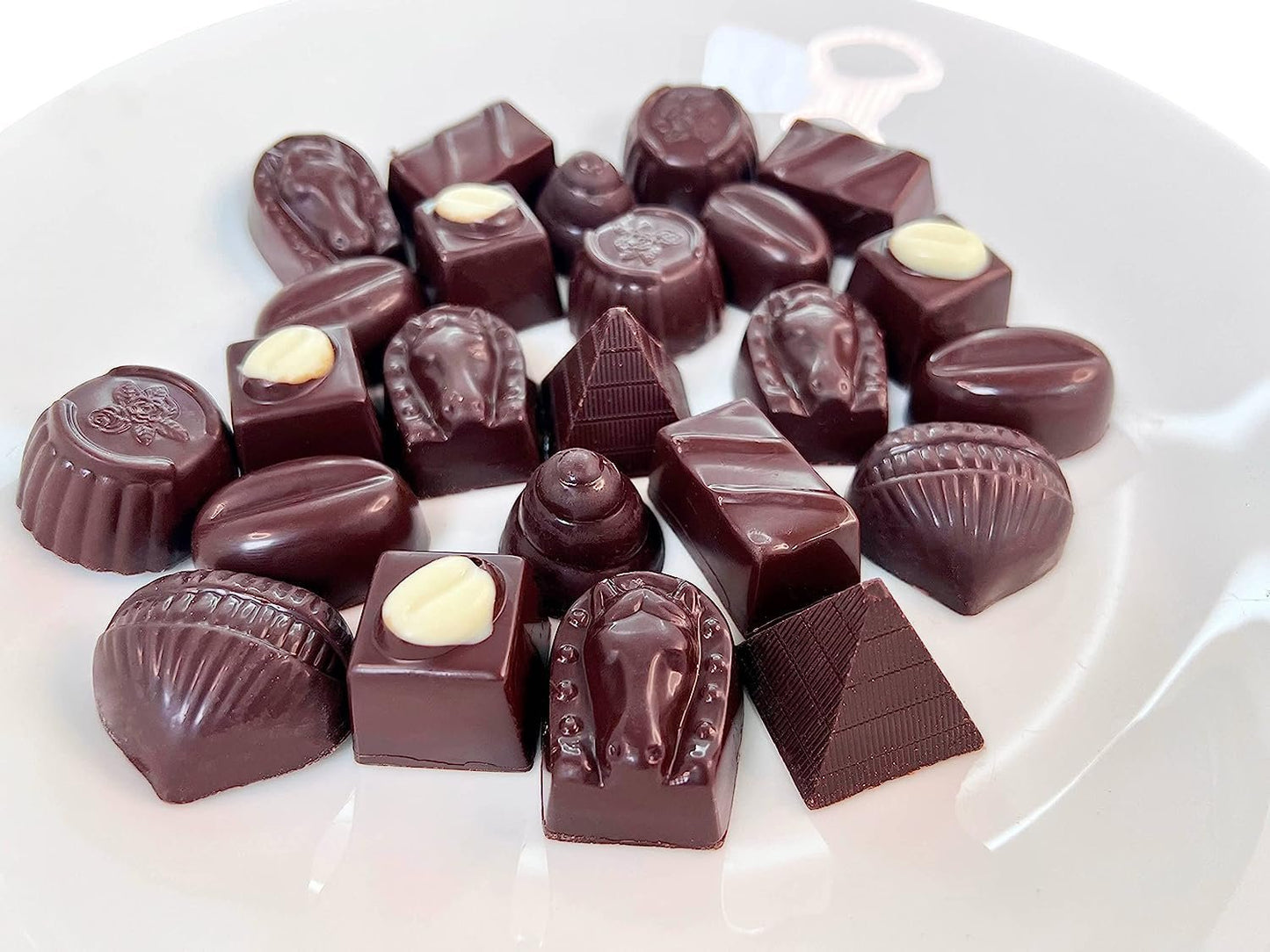 Andy Anand Sugar Free Vegan Belgian Dark Chocolate Truffles Gift Box, 25 pc – Handmade Gourmet Assorted Flavors, Perfect for Indulgence, Birthday & Holiday