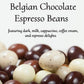 Andy Anand Espresso Coffee Belgian Chocolate Assortment, 5 Flavors, 1 lb – 60% Cocoa Butter, Gourmet Gift Box, Birthday & Holiday Occasions