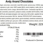 Andy Anand Gourmet Velvet Belgian Chocolate Bonbons Gift Box, 25 pc – Assorted Bon Bon Collection, European Craftsmanship, Birthday & Holiday Gift