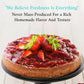 Andy Anand Chocolate Strawberry Cheesecake, 9-Inch, 2.8 lb – Real Chocolate Truffles, California Cream Cheese, No Preservatives Gift Box