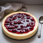 Andy Anand Sugar-Free & Gluten-Free Cherry Cheesecake, 9-Inch – Diabetic-Friendly, Fresh California Cream Cheese, Handmade, Birthday Gift