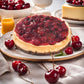 Andy Anand Sugar-Free & Gluten-Free Cherry Cheesecake, 9-Inch – Diabetic-Friendly, Fresh California Cream Cheese, Handmade, Birthday Gift