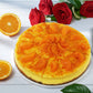 Andy Anand Fresh Orange Cheesecake, 9-Inch, 2 lb – Hand-Baked NY-Style, Real California Cream Cheese, No Preservatives, Birthday Gift Box