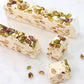 Andy Anand Roasted Pistachio Soft Turron Nougat, 7 oz – Spanish Homemade-Style, Wildflower Honey, Gluten-Free Gourmet Snack Gift Box