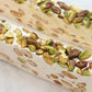 Andy Anand Roasted Pistachio Soft Turron Nougat, 7 oz – Spanish Homemade-Style, Wildflower Honey, Gluten-Free Gourmet Snack Gift Box