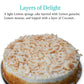 Andy Anand Sugar-Free Coconut Lemon Cake 2.8 Lb | Real Lemon Ganache & Shredded Coconut | Stevia Sweetened | Keto & Diabetic-Friendly | Freshly Baked to Order, Never Frozen
