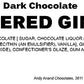 Andy Anand Dark Chocolate Covered California Ginger, 1 lb – No Artificial Additives, Luxurious Handcrafted Gourmet Birthday & Holiday Gift