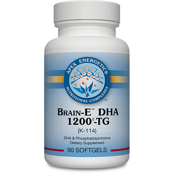 Apex Energetics Brain-E DHA 1200 TG 90 Softgels - K114