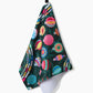 Shiny Ornaments Geometry Tea Towel