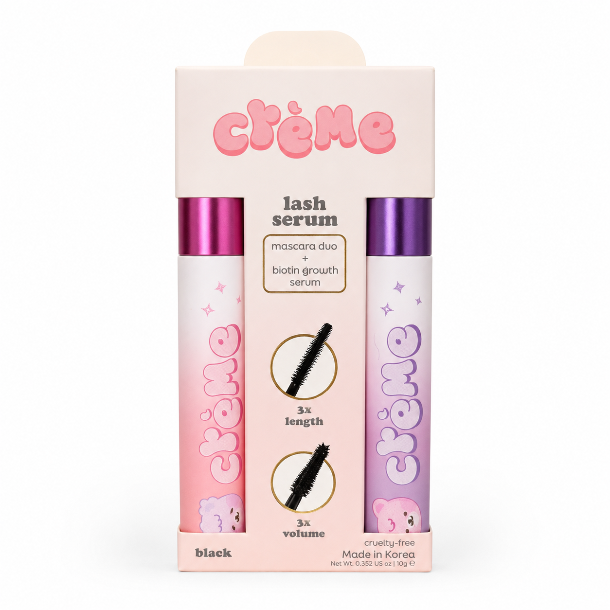 Mascara & Lash Serum Duo - Black