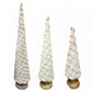 Beige Fuzzy Cone Trees