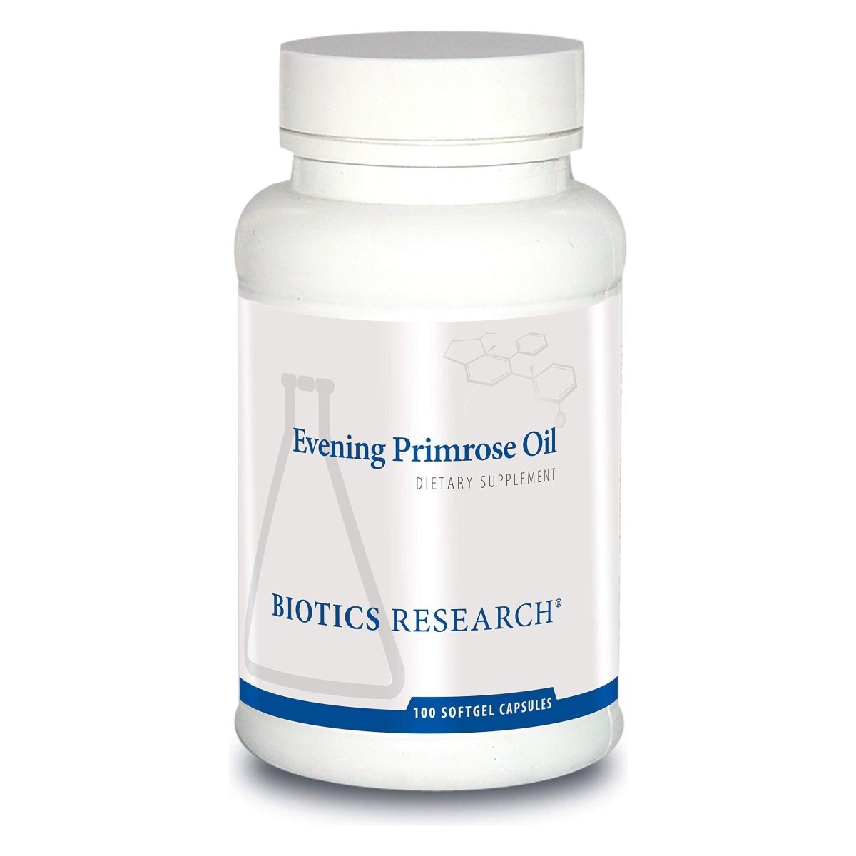 Biotics Research Evening Primrose Oil Potent Gamma Linolenic Acid GLA Source, Linoleic Acid, Healthy and Balanced Body Response, Cardiovascular, Neurological, Skin, Women's Health. 100 Softgels