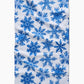 Snowy Days Blue Geometry Tea Towel