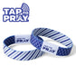 Graphite & Ink Tap to Pray Wristband