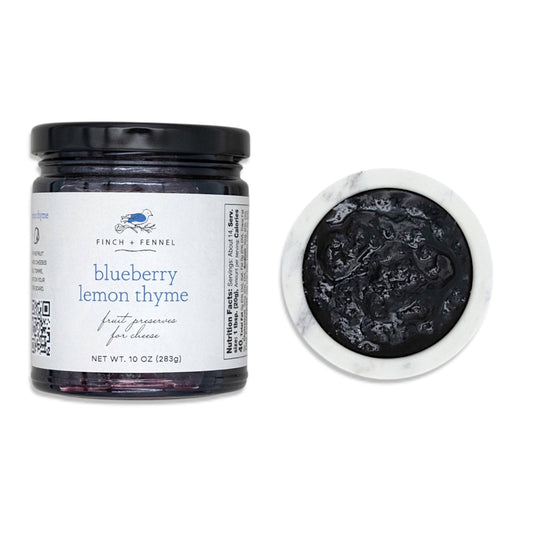 Blueberry Lemon Thyme Fruit Preserves | Finch & Fennel