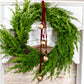 Red Velvet & Gold Bell Door Hanger