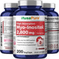 NusaPure Myo-Inositol - Suitable for Vegetarian/Vegan, Non - GMO - 2800mg, 200 Capsules