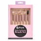 6 Piece Rose Gold Eye Makeup Brush Set