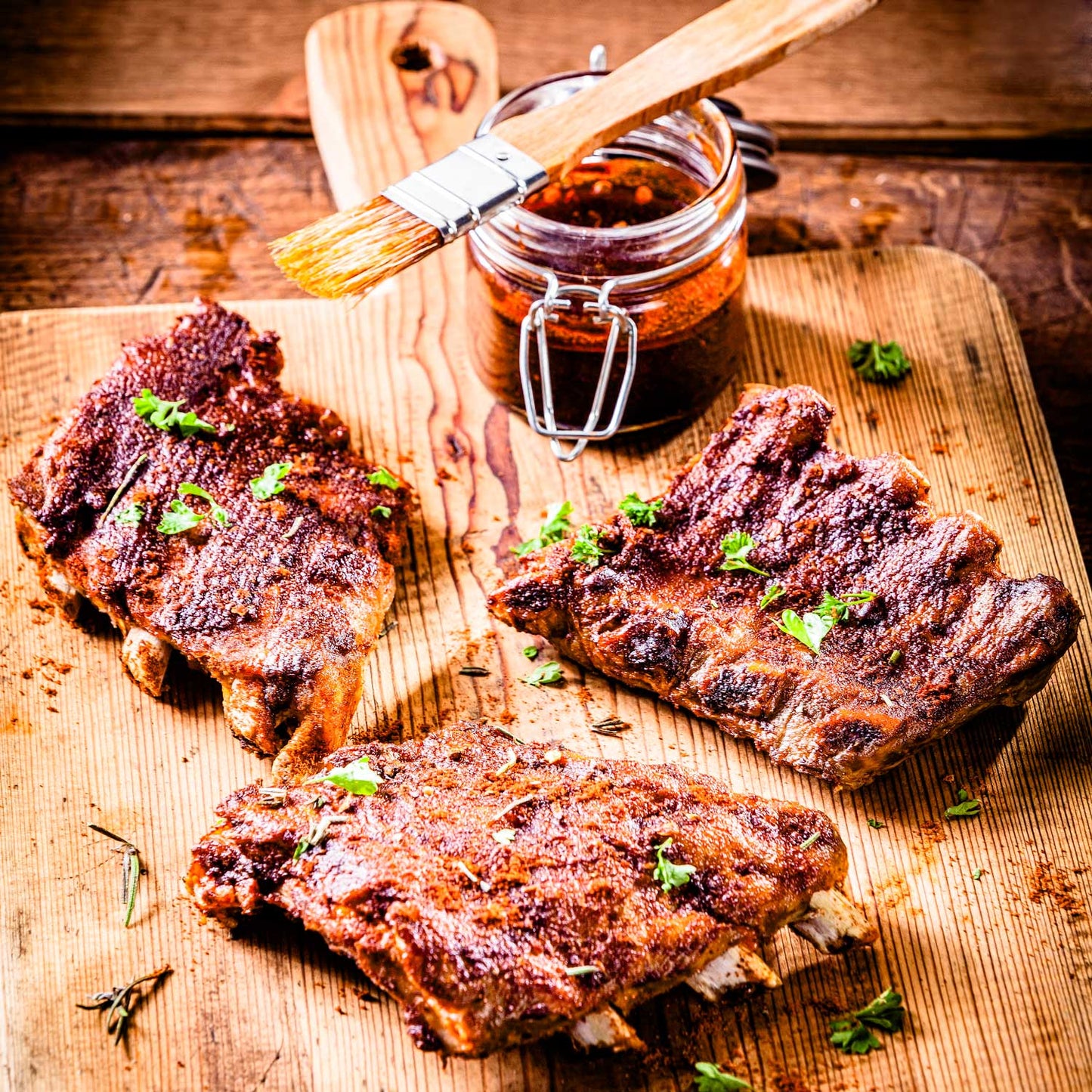 *NEW*:  Candied Orange BBQ Ribs