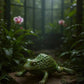 Cast Iron Frog Key Holder Trinket Box