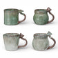 Reactive Glaze Ceramic Mug with Mushroom Handle