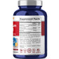 NusaPure Super Calcium with Vitamin D 3 & Calcium Citrate - Suitable for Vegetarian, Non - GMO - 1300mg - 240 Capsules