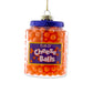 Cheese Balls Glass Ornament