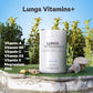 Codeage - Lungs Vitamins A, C, D, E, B6, Milk Thistle, Zinc & Magnesium, Cordyceps, Reishi - 90 Capsules